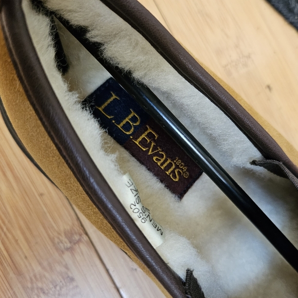 NIB L.B. Evans Klondike Slippers Mens Size 12 - Picture 9 of 11